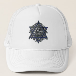 Ster van David Silver Trucker Pet
