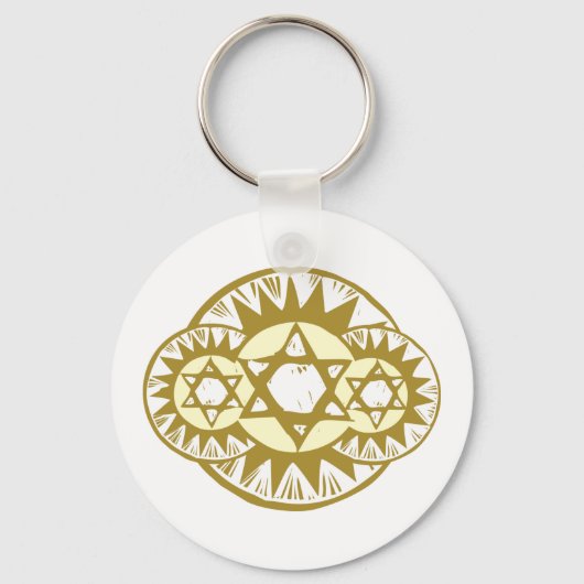 ster van David Sleutelhanger (Achterkant)