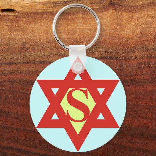 Ster van David Sleutelhanger (Voorkant)