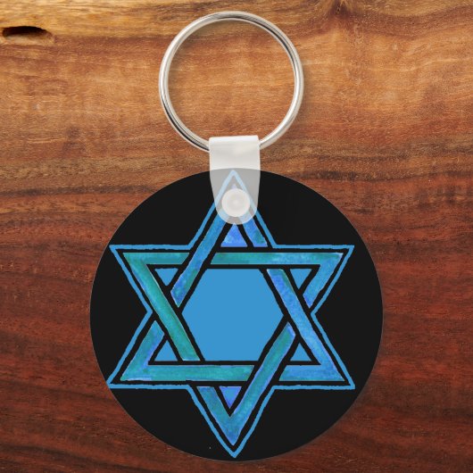 Ster van David Sleutelhanger (Voorkant)