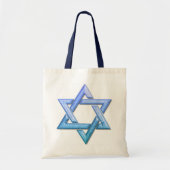 Ster van David Small Canvas tas (Voorkant)