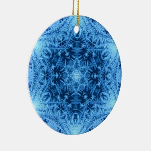 Ster van David Snowflake Ornament (Rechts)