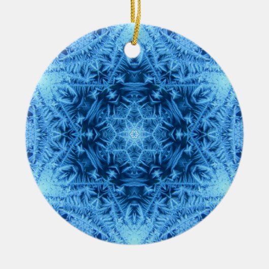 Ster van David Snowflake Ornament (Voorkant)