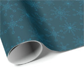 Ster van David Snowflakes Cadeaupapier (Rol Hoek)
