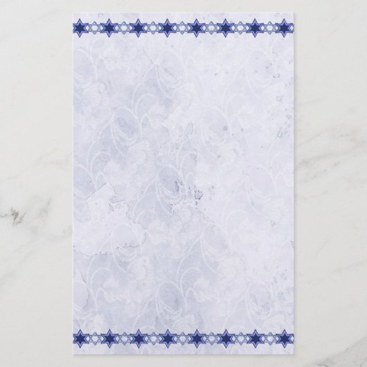 Ster van David Stationery Briefpapier (Voorkant)