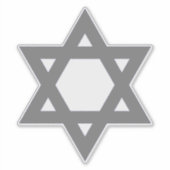 Ster van David Sticker (Voorkant)