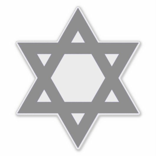 Ster van David Sticker (Voorkant)