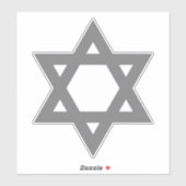 Ster van David Sticker (Vel)