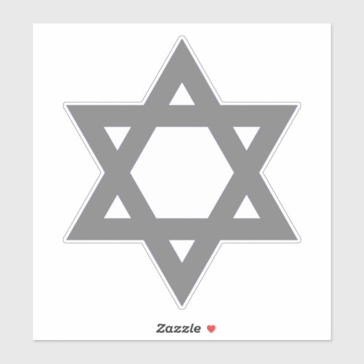 Ster van David Sticker (Vel)