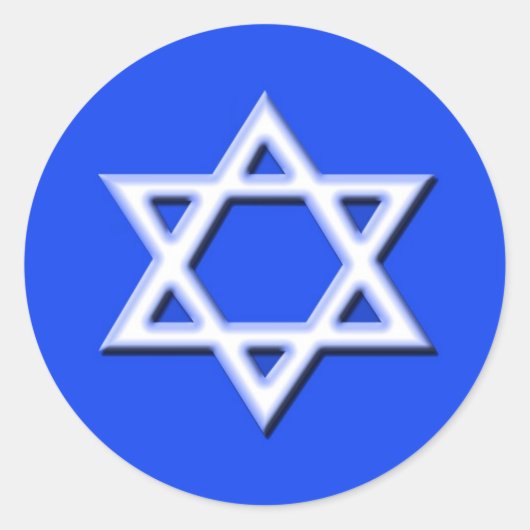 Ster van David Sticker (Voorkant)