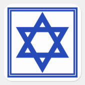 Ster van David Sticker (Voorkant)