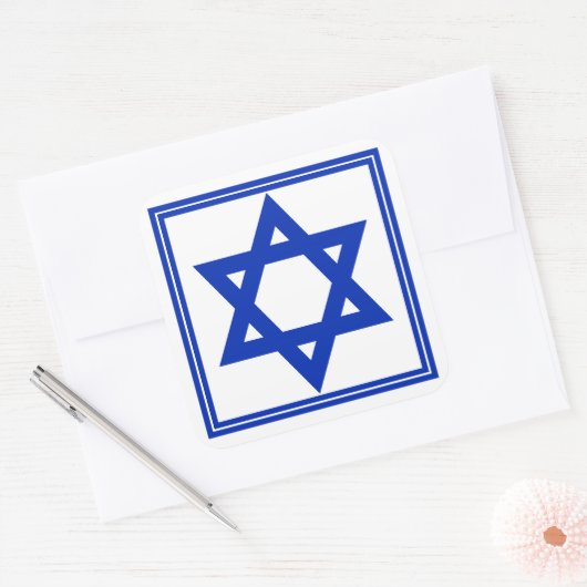 Ster van David Sticker (Envelop)