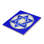 Ster van David Tegeltje (Zijkant)