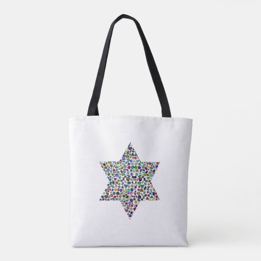 Ster van David Tote Bag (Achterkant)