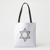 Ster van David Tote Bag (Voorkant)