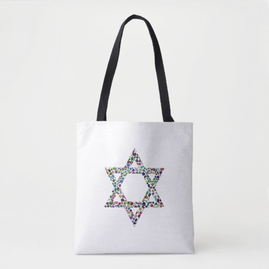 Ster van David Tote Bag (Voorkant)