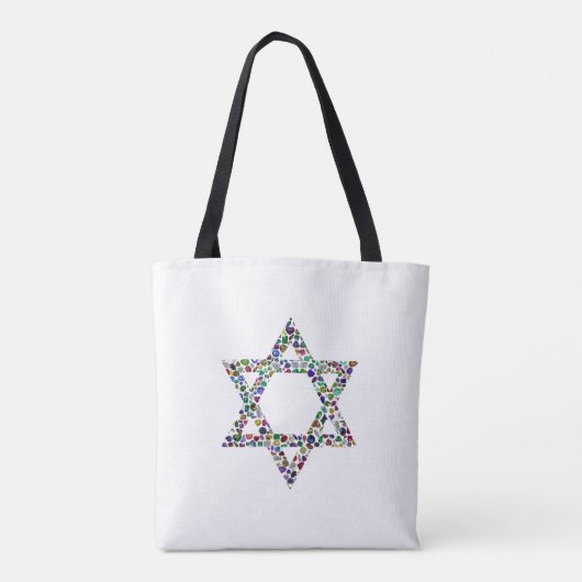 Ster van David Tote Bag (Achterkant)