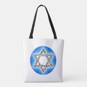 Ster van David Tote Bag (Achterkant)