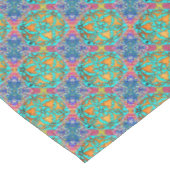 Ster van David Turquoise fine Tafelkleed (Gekanteld)