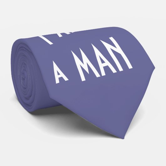 Ster van David - Vandaag ben ik een MAN Stropdas (Opgerold)