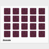 Ster van David Vierkante Sticker (Vel)