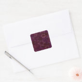 Ster van David Vierkante Sticker (Envelop)