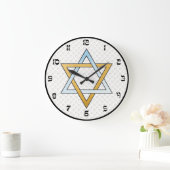 Ster van David Wall Clock Grote Klok (Huis)