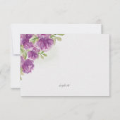 Ster van David Waterverf Sympathie Hartelijk dank Bedankkaart (Achterkant)