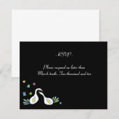 Ster van David Wedding Bar Bat Mitzvah RSVP Joods (Voorkant / Achterkant)