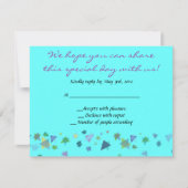 Ster van David Wedding Invitation Bar Mitzvah Repl Kaart (Voorkant)