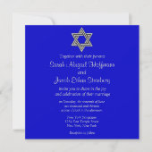 Ster van David Wedding Invitations Kaart (Voorkant)