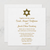 Ster van David Wedding Invitations Kaart (Voorkant / Achterkant)