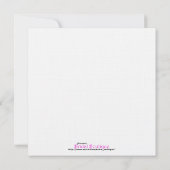 Ster van David Wedding Invitations Kaart (Achterkant)