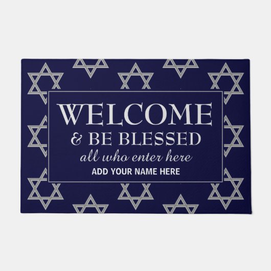 Ster van David WELCOME Deurmat (Voorkant)