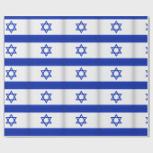 Ster van David wrap papier Hanukkah (Vlak)
