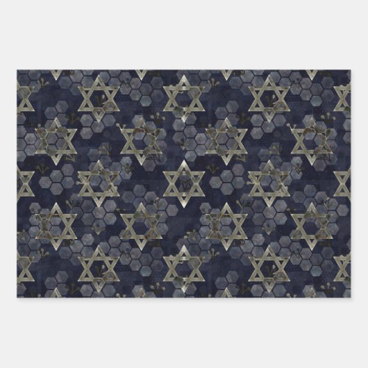 Ster van David Wrapping Paper (Voorkant 3)