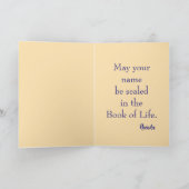 Ster van David Yom Kippur Kaart (Binnen)