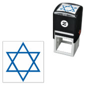 Ster van David Zelfinktende Stempel (In situ)