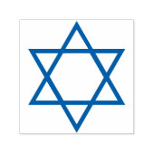 Ster van David Zelfinktende Stempel (Design)