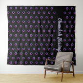 STER VAN DAVID | Zwart | CHANOeka achtergrond Wandkleed (In Situ (horizontaal))