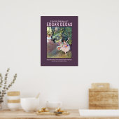 Ster van de ballet van Edgar Degas Poster (Keuken)