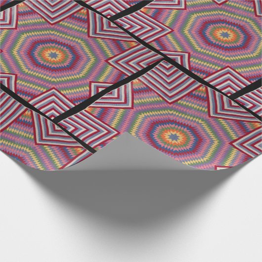 Ster van de Bethlehem-quilt Cadeaupapier (Hoek)