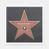 Ster van de Faam-viering Servet (Voorkant)