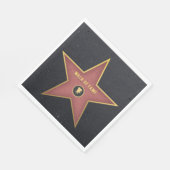 Ster van de Faam-viering Servet (Hoek)