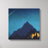 “Ster van de Held” door Nicholas Roerich Canvas Afdruk (Voorkant)