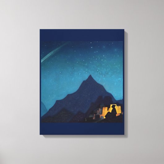 “Ster van de Held” door Nicholas Roerich Canvas Afdruk (Voorkant)