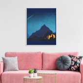 “Ster van de Held” door Nicholas Roerich Canvas Afdruk (Insitu (Woonkamer))