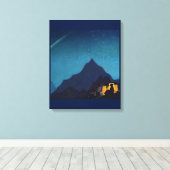 “Ster van de Held” door Nicholas Roerich Canvas Afdruk (Insitu (Houten vloer))