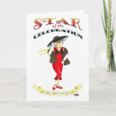 Ster van de Kaart van de Verjaardag van de Viering (Voorkant)