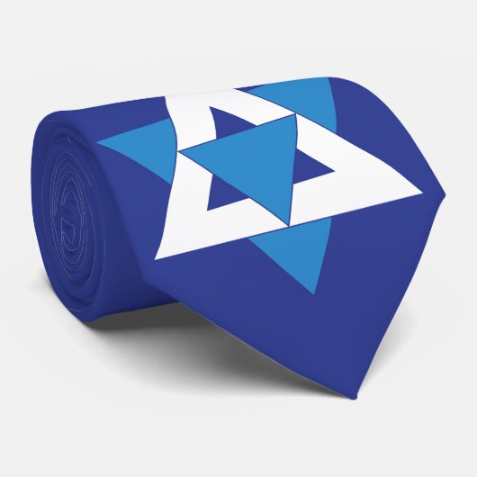 Ster van de kerstboom van David Stropdas (Opgerold)